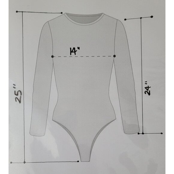 JADED LONDON Black & Neon Green Long Sleeve Bodysuit Women's Sz XS - Picture 7 of 7